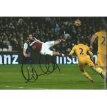 Andy Carroll Signed West Ham United 8x12 Photo. Good Condition. All signed pieces come with a