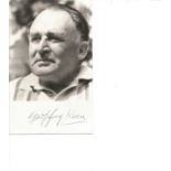 Geoffrey Keen signed 6x4 b/w photo. Good Condition. All signed pieces come with a Certificate of