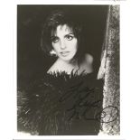 Liza Minnelli signed 10x8 b/w photo. Good Condition. All signed pieces come with a Certificate of