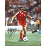 Frank Clark signed 10x8 colour photo pictured in action for Nottingham Forest. Good Condition. All