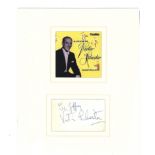 Victor Silvester signature piece mounted below promo photo. (25 February 1900[1] 14 August 1978) was