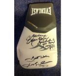 Everlast Boxing Glove signed by Marvellous Marvin Hagler and one other. Good Condition. All signed