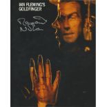 Margaret Nolan signed James Bond Goldfinger 10x8 colour photo. Good Condition. All signed pieces