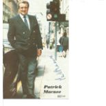 Patrick Macnee signed 6x4 colour photo. Good Condition. All signed pieces come with a Certificate of
