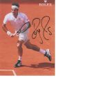 Roger Federer. P/C sized signed photo with of the legendary champion. Good Condition. All signed