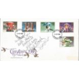 Christmas 1983 FDC signed by Kate Bush. . Good Condition. All signed pieces come with a