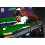 Yan Bingtao Snooker signed 12x8 colour photo. Good Condition. All signed pieces come with a