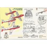 International Air Day Royal Air Force St Mawgan, The Poachers cover signed by Air Vice Marshal W E
