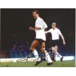 Frank Worthington signed 8x10 colour photo pictured in action for Bolton Wanderers. Good