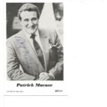 Patrick Macnee signed 6x4 b/w photo. Good Condition. All signed pieces come with a Certificate of