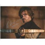 Peter Dinklage Game of Thrones hand signed 10x8 photo. This beautiful hand signed photo depicts