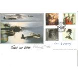 D Day Tod Sweeney and Richard Todd signed 1999 BHc Tugs of War official FDC. From Battle of