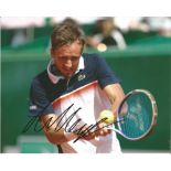 Daniil Medvedev Signed Tennis 8x10 Photo. Good Condition. All signed pieces come with a