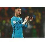 Jack Butland Signed England 8x12 Photo. Good Condition. All signed pieces come with a Certificate of