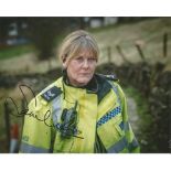 Sarah Lancashire Actress Signed Happy Valley 8x10 Photo. Good Condition. All signed pieces come with