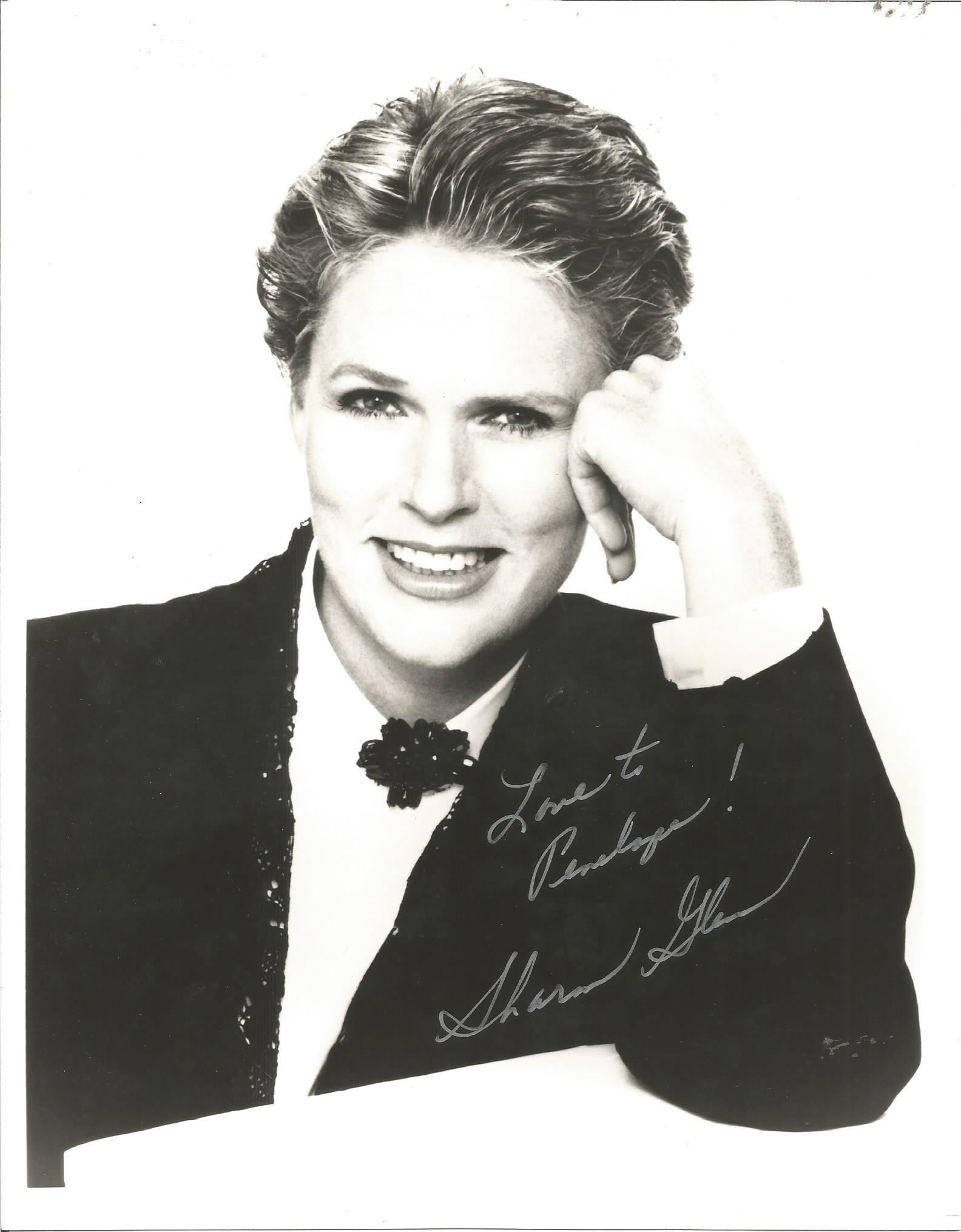 Sharon Gless signed 10x8 black and white photo. Good Condition. All signed pieces come with a