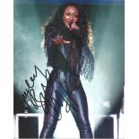 Beverley Knight Singer Signed 8x10 Photo. Good Condition. All signed pieces come with a