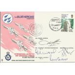 International Air Tattoo RAF Greenham Common, The Blue Heroes cover signed by Mr Derek Morter, Mr