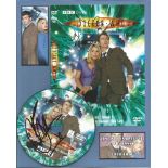 David Tennant and Billie Piper signed DVD insert and DVD fixed to card. Good Condition. All signed