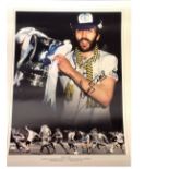 RICKY VILLA signed Tottenham Hotspur 12x16 montage Photo £6 8. Good Condition. All signed pieces