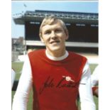 John Roberts signed 10x8 colour photo pictured in Arsenal kit. Good Condition. All signed pieces