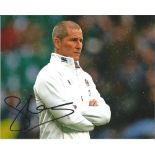 Stuart Lancaster Signed England Rugby 8x10 Photo. Good Condition. All signed pieces come with a