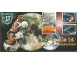 Apollo 10 superb illustration of the crew and Moon Earth Rise image 2002 GB unsigned FDC, with
