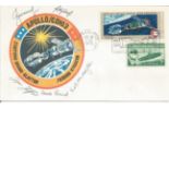 Apollo Soyuz 1975 US FDC with PRINTED autographs of the crew. San Francisco CD postmark. We