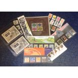 GB Stamps Four presentation packs for National Trust, Insects, Peace and Freedom, Nature