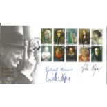 Michael Howard, John Major and William Hague signed National Portrait Gallery FDC. 18/7/06 Oxford