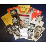 TV Film Music collection 120 items including a few autographs, Carlo Curley, Dickie Henderson TLS,