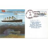 Millvina Dean signed 1996 Titanic Paquebot New York cover; she was the youngest survivor. Good