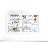 20 Battle of Britain pilots multisigned cover. 1st July-31st October 1940 FDC signed by 20, WW2