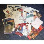 Radio DJs signed photo collection. 50+ items mainly 6 x 4 size. May be one or to duplicates and some
