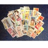Brooke Bond card collection over 90 cards includes iconic famous people through the decades,