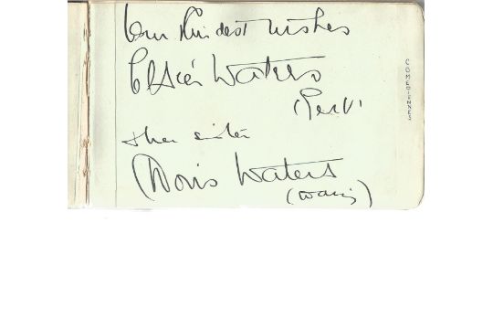 Assorted signed autograph book. Contains tv/film/political and sport