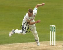 JAMIE PORTER signed Essex Cricket 8x10 Photo Est. £4-6. Good Condition. All signed pieces come