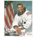 Joe Engle Nasa Astronaut Signed 8x10 Promo Photo Dedicated. Good Condition. All signed pieces come