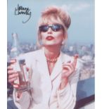Absolutely Fabulous Joanna Lumley. 10x8 picture in character as Patsy. Good Condition. All signed