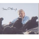 Sir David Attenborough signed 10 x 8 photo nature picture. Good Condition. All signed pieces come