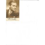 Douglas Fairbanks signed 6x4 sepia vintage photo. Good Condition. All signed pieces come with a