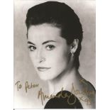 Amanda Donohoe Actress Signed Photo. Good Condition. All signed pieces come with a Certificate of