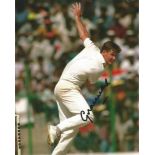 Graeme Hick Signed England Cricket 8x10 Photo. Good Condition. All signed pieces come with a