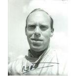 Motor Racing Richard Attwood signed 10x8 b/w photo. Good Condition. All signed pieces come with a