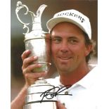 Tom Lehman Signed British Open Golf 8x10 Photo. Good Condition. All signed pieces come with a