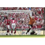 Dean Windass 8x12 Photo Signed By Former Hull City Striker Dean Windass, Pictured Celebrating His