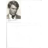 Edward Fox signed 6x4 b/w photo. Good Condition. All signed pieces come with a Certificate of