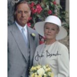 Dame Judi Dench 8x10 Photo From The TV Comedy Series As Time Goes By Signed By Actress Dame Judi