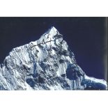 George Band signed 12x8 colour Everest photo. Slight indentations to photo but not affecting