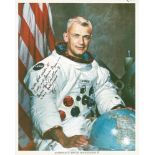 Bruce McCandless Nasa Astronaut Signed 8x10 Promo Photo dedicated. Good Condition. All signed pieces